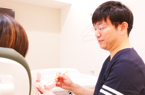 丁寧なカウンセリングと痛みを抑えた治療